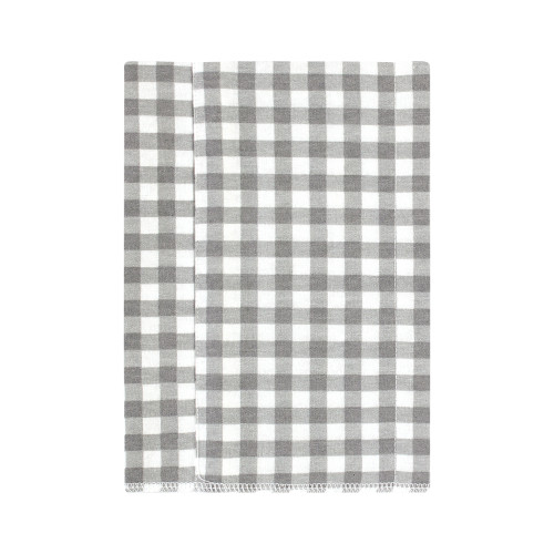 Hudson Baby Cotton Flannel Burp Cloths, Farm Friends Cream 4-Pack