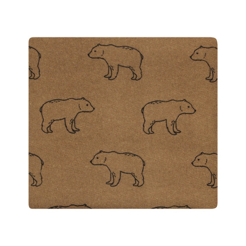 Hudson Baby Cotton Flannel Receiving Blankets Bundle, Brown Bear