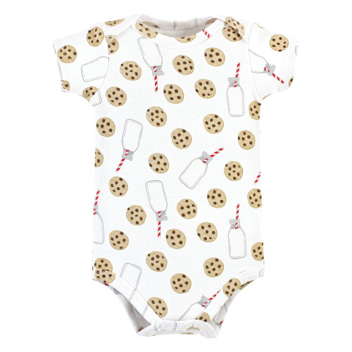 Hudson Baby Cotton Bodysuits, Leche Por Favor
