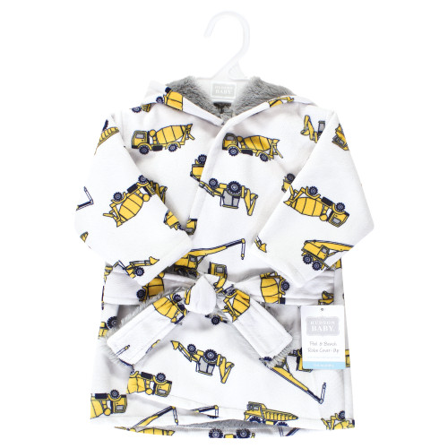 Hudson Baby Mink with Faux Fur Lining Pool and Beach Robe Cover-ups, Construction