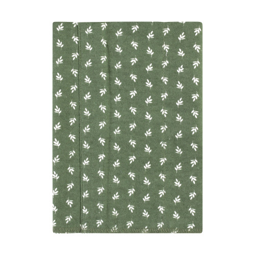 Hudson Baby Cotton Flannel Burp Cloths, Eucalyptus 7-Pack