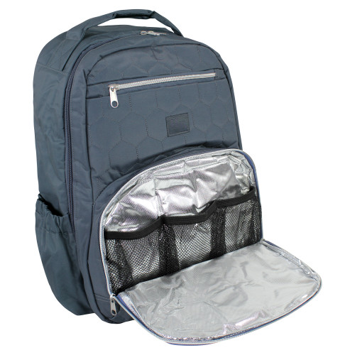 Hudson Baby Premium Diaper Bag Backpack and Changing Pad, Blue