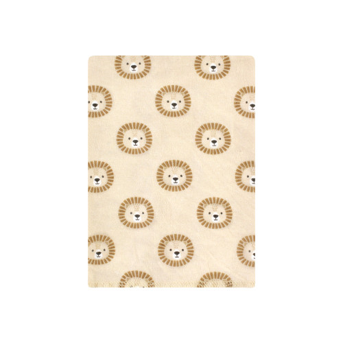 Hudson Baby Cotton Flannel Burp Cloths Bundle, Brave Lion