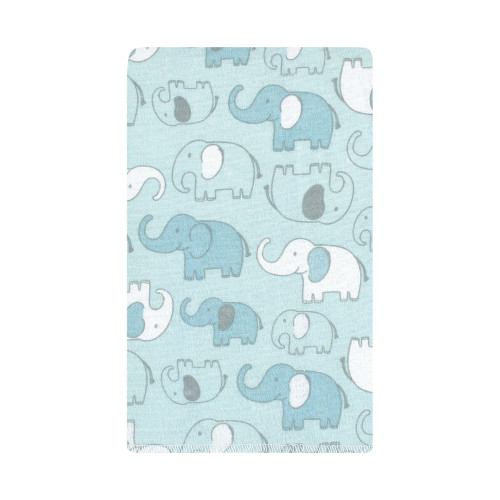 Hudson Baby Cotton Flannel Burp Cloths, Boy New Elephant 10-Pack
