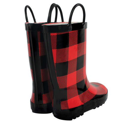 Hudson Baby Rain Boots, Buffalo Plaid