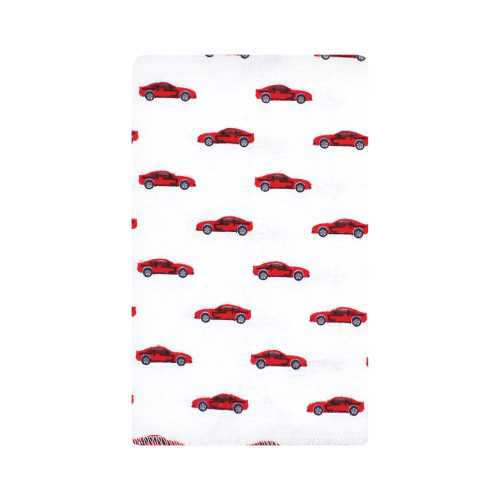 Hudson Baby Cotton Flannel Burp Cloths, Going Places 10 Pack