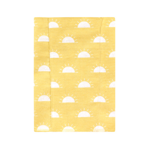 Hudson Baby Cotton Flannel Burp Cloths, My Sunshine 4 Pack