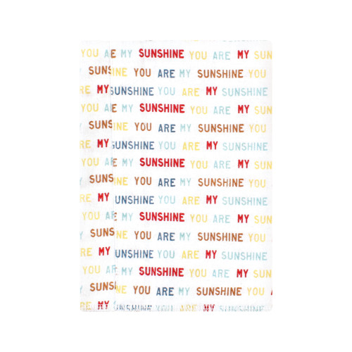 Hudson Baby Cotton Flannel Burp Cloths, My Sunshine 4 Pack