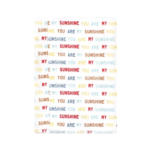 Hudson Baby Cotton Poly Flannel Burp Cloths, My Sunshine 7 Pack