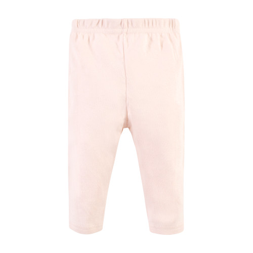 Hudson Baby Cotton Bodysuit and Pant Set, Soft Painted Floral Long-Sleeve