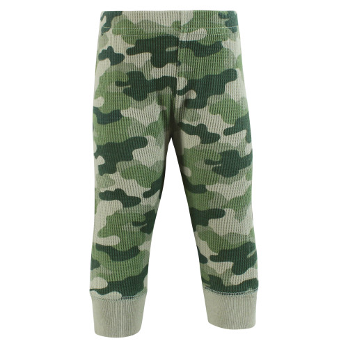 Hudson Baby Thermal Tapered Ankle Pants 4pk, Basic Camo