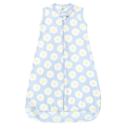 Hudson Baby Cotton Long-Sleeve Wearable Sleeping Bag, Sack, Blanket, Daisy Bee Sleeveless