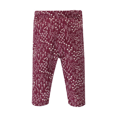 Hudson Baby Cotton Bodysuit and Pant Set, Little Love Flowers Long Sleeve