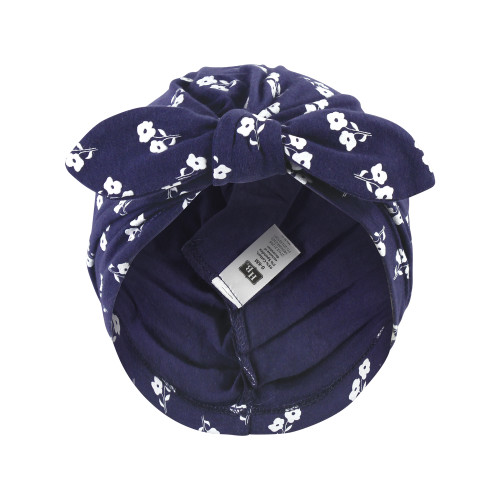 Hudson Baby Turban Cotton Headwraps, Wildflower