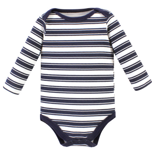 Hudson Baby Cotton Long-Sleeve Bodysuits, Boy Daddy 5-Pack