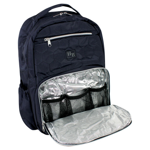 Hudson Baby Premium Diaper Bag Backpack and Changing Pad, Navy