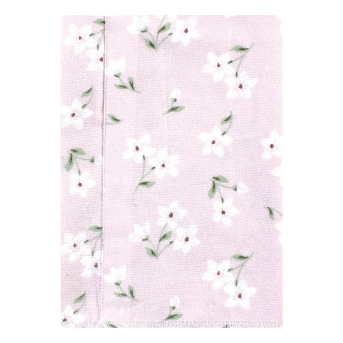 Hudson Baby Cotton Flannel Burp Cloths, Purple Dainty Floral 7 Pack