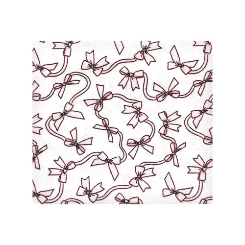 Hudson Baby Cotton Flannel Receiving Blankets Bundle, Pink Bows