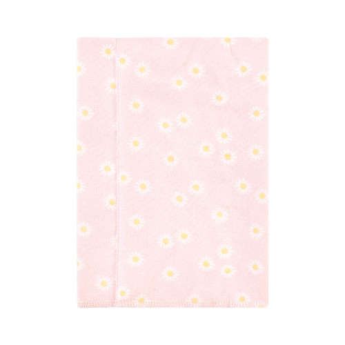 Hudson Baby Cotton Flannel Burp Cloths, Peace Love Flowers 7 Pack