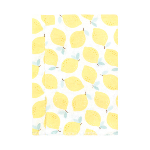 Hudson Baby Cotton Flannel Burp Cloths, Lemon Daisy 4 Pack