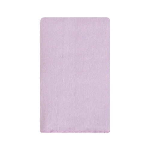 Hudson Baby Cotton Poly Flannel Burp Cloths, Purple Dainty Floral 10 Pack