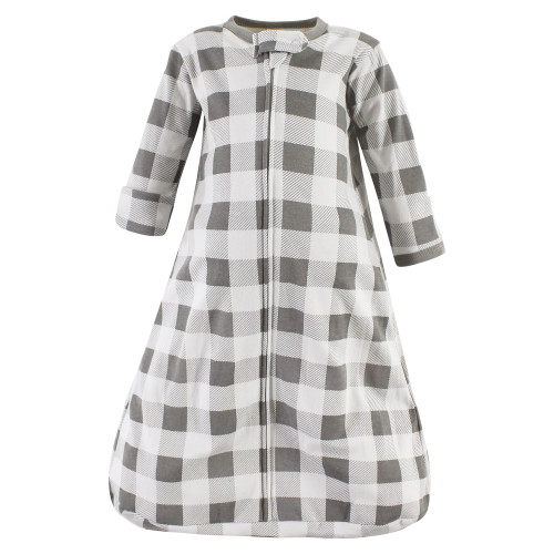 Hudson Baby Cotton Long-Sleeve Wearable Sleeping Bag, Sack, Blanket, Construction Vehicles Long Sleeve