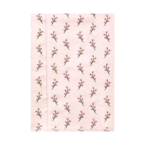 Hudson Baby Cotton Flannel Burp Cloths, Soft Painted Floral 7 Pack