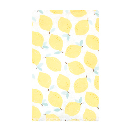Hudson Baby Cotton Flannel Burp Cloths, Lemon Daisy 10 Pack