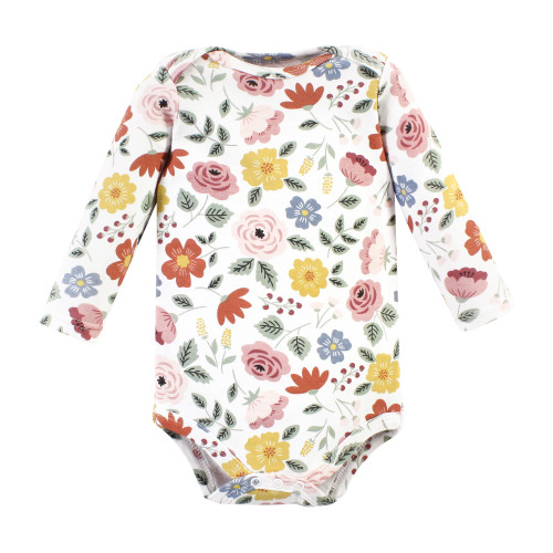 Hudson Baby Cotton Bodysuit and Pant Set, Bonita Long Sleeve