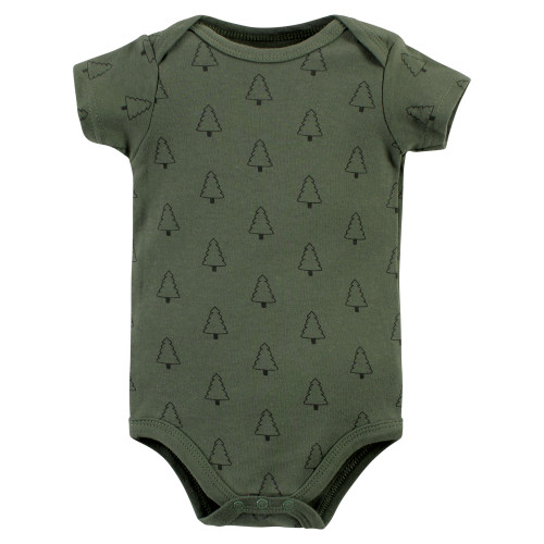 Hudson Baby Cotton Bodysuits, Wild One Wolf