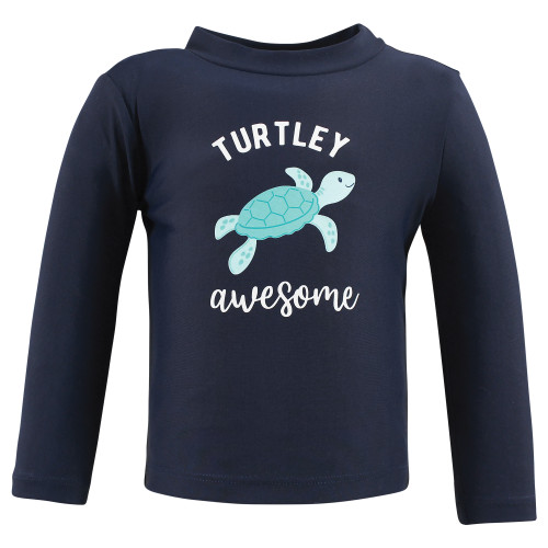 Hudson Baby Swim Rashguard Set, Sea Turtle