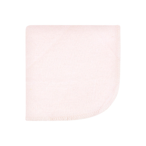 Hudson Baby Flannel Cotton Washcloths, Pink Bows 10 Pack
