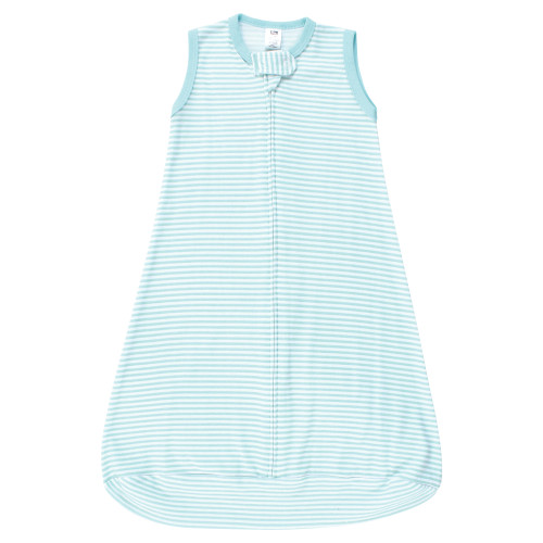 Hudson Baby Cotton Long-Sleeve Wearable Sleeping Bag, Sack, Blanket, Mint Milk Cookies Sleeveless