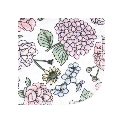 Hudson Baby Flannel Cotton Washcloths, Vintage Blossom 10 Pack