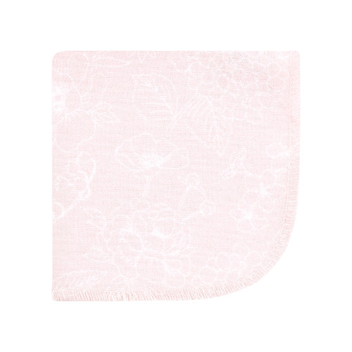 Hudson Baby Flannel Cotton Washcloths, Vintage Blossom 10 Pack