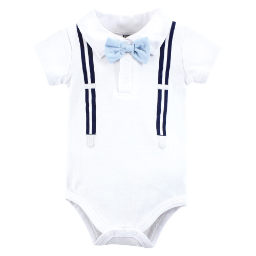 Hudson Baby Cotton Bodysuits, Mommys Little Man Polo