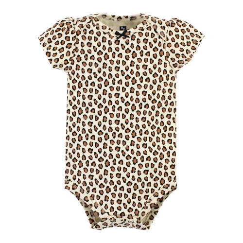 Hudson Baby Cotton Bodysuit and Pant Set, Cinnamon Hearts Short Sleeve