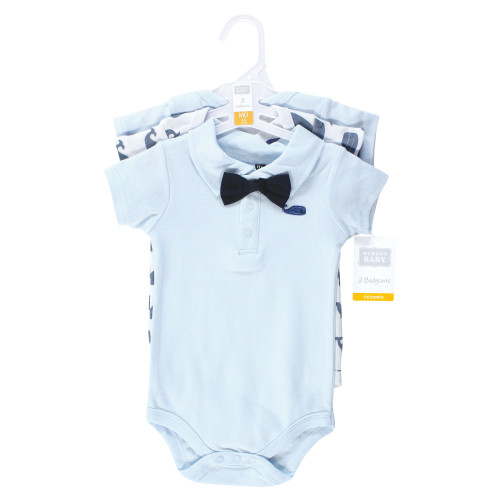 Hudson Baby Cotton Bodysuits, Whaley Cute Polo