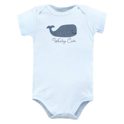 Hudson Baby Cotton Bodysuits, Whaley Cute Polo