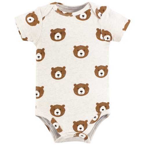 Hudson Baby Cotton Bodysuits, Bear Hugs