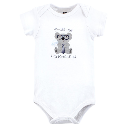 Hudson Baby Cotton Bodysuits, Koalafied Polo