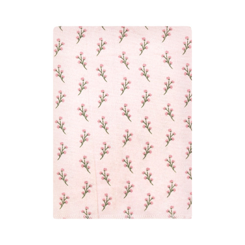 Hudson Baby Cotton Flannel Burp Cloths Bundle, Soft Painted Floral
