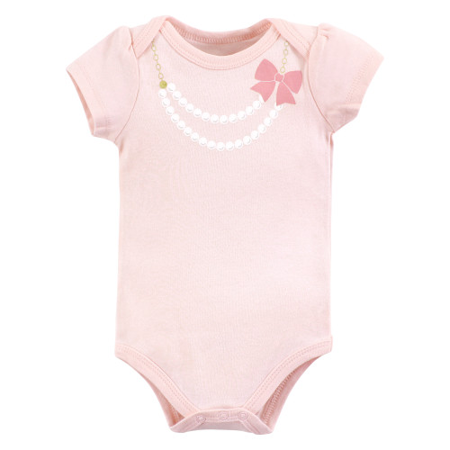 Hudson Baby Cotton Bodysuits, Miss Sassy Pants