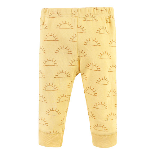 Hudson Baby Cotton Bodysuit, Pant and Shoe Set, Kind Human Short Sleeve