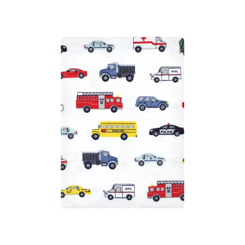 Hudson Baby Cotton Flannel Burp Cloths Bundle, Going Places