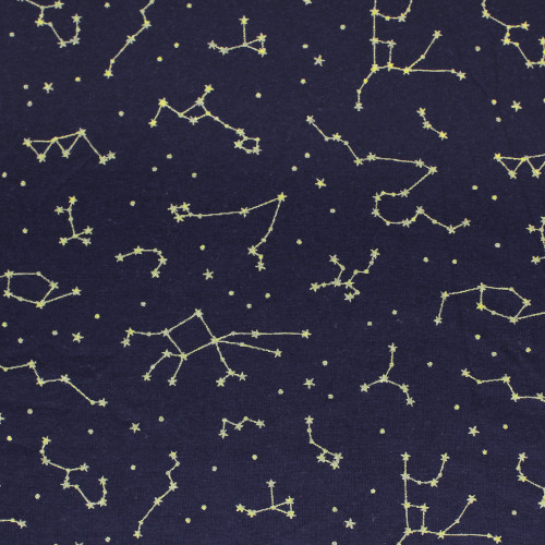 Hudson Baby Cotton Changing Pad Cover, Navy Constellation
