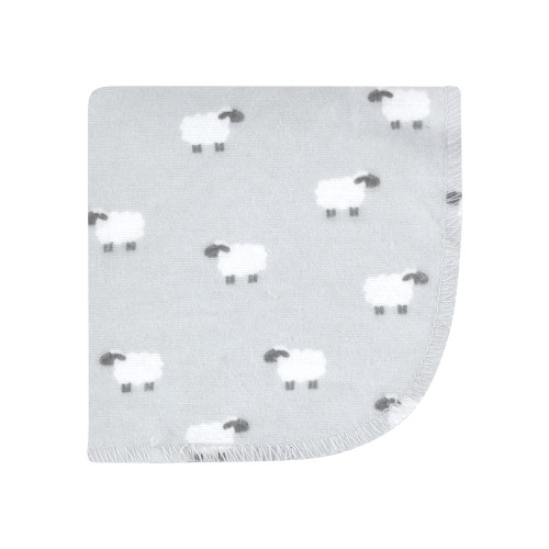 Hudson Baby Flannel Cotton Washcloths, Cute Farm 10 Pack