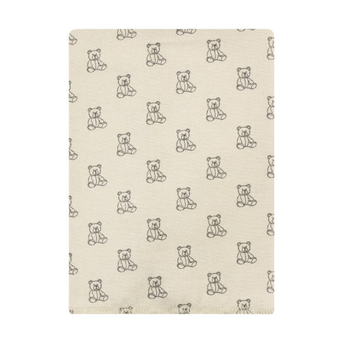 Hudson Baby Cotton Flannel Burp Cloths Bundle, Teddy Bears