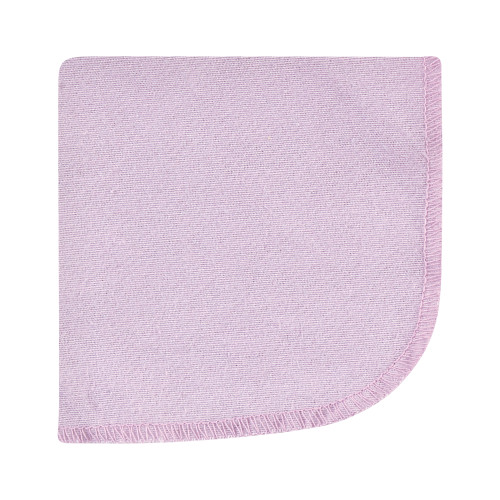 Hudson Baby Flannel Cotton Washcloths, Purple Dainty Floral 10 Pack
