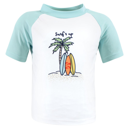 Hudson Baby Swim Rashguard Set, Mint Surfer